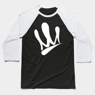 Graffiti Fat Cap Tag Crown - white Baseball T-Shirt